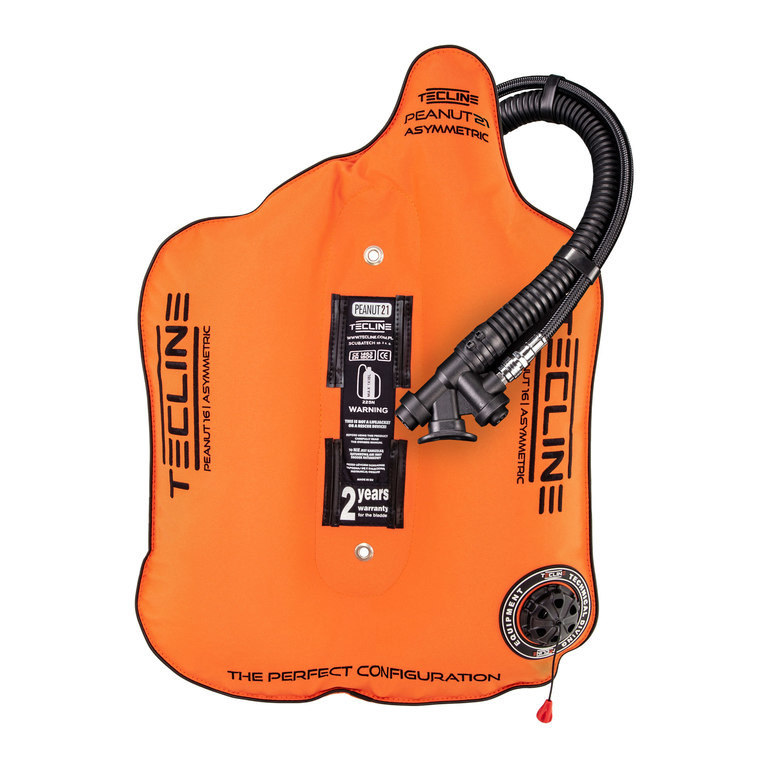 skrzydło tecline peanut asymmetric 21 - pomarańczowy