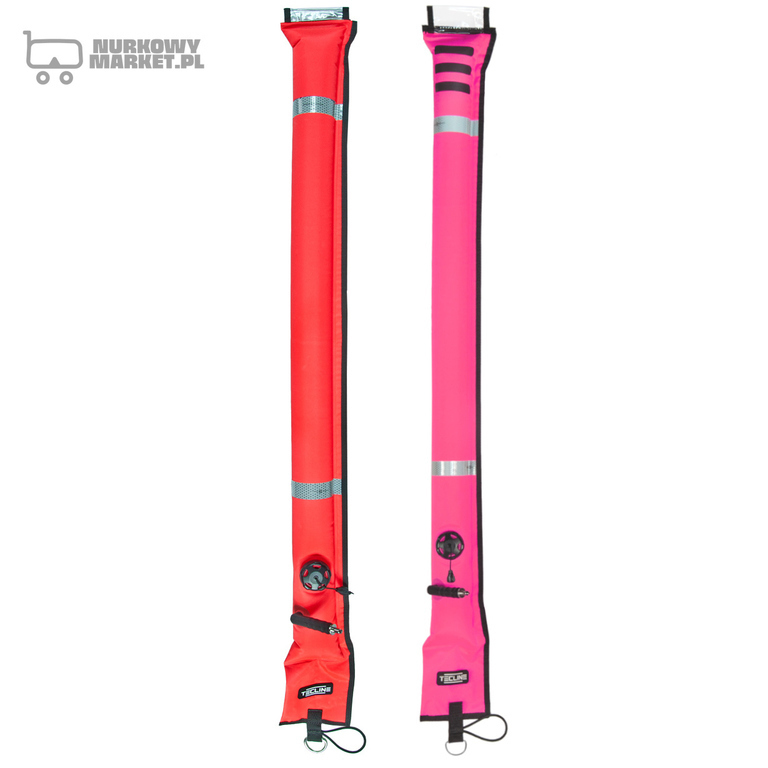 Bojka Nurkowa Tecline 11/117, zamknięta, z d-ringiem