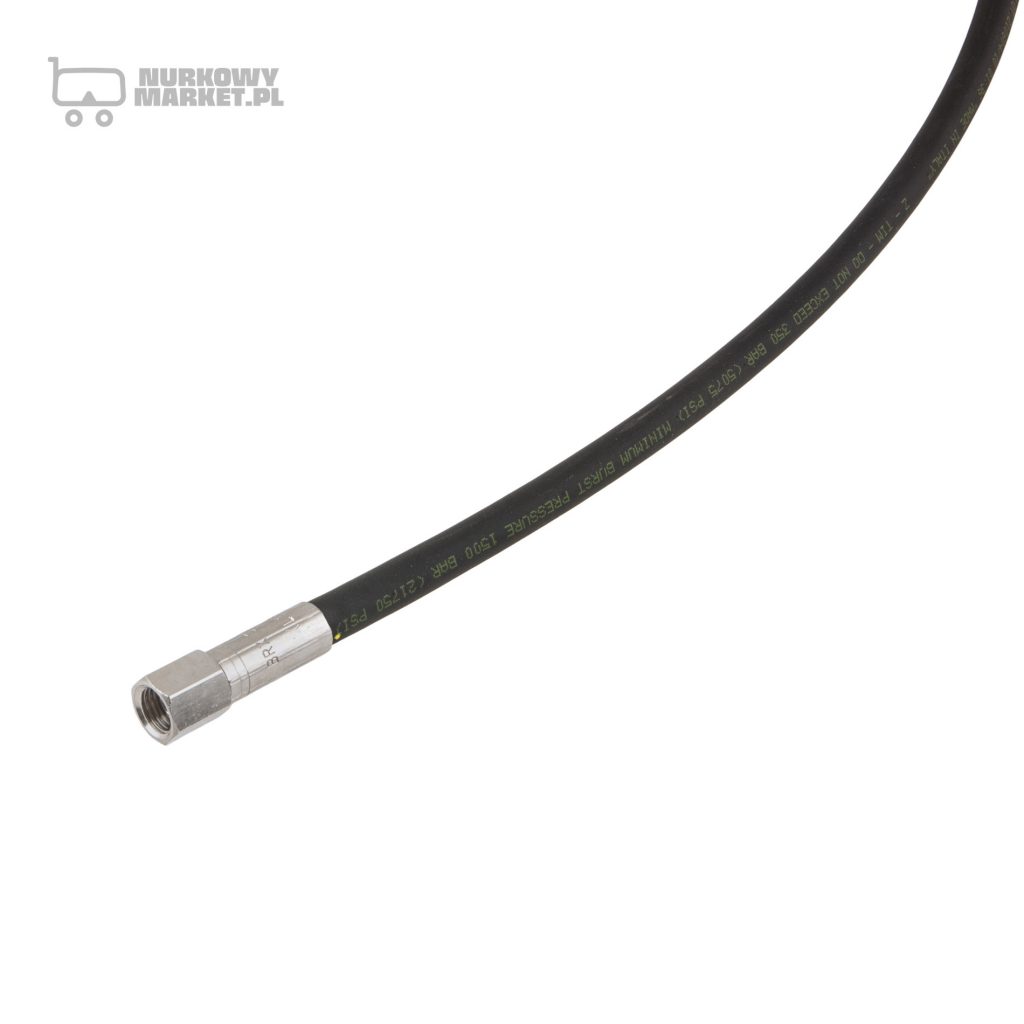 wąż hp gumowy czarny