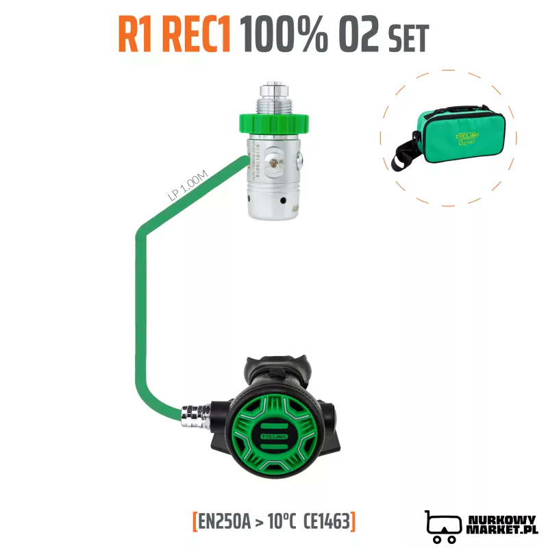AUTOMAT R1 REC1 100% O2 M26X2, ZESTAW STAGE - EN250AA > 10°C