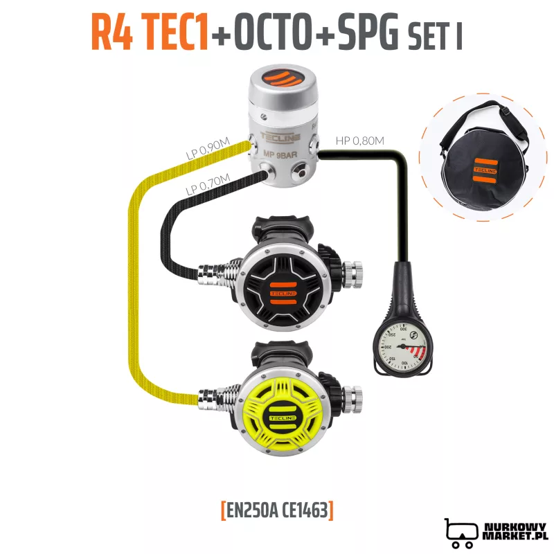 AUTOMAT R4 TEC1 ZESTAW I Z OKTOPUSEM I MANOMETREM - EN250A