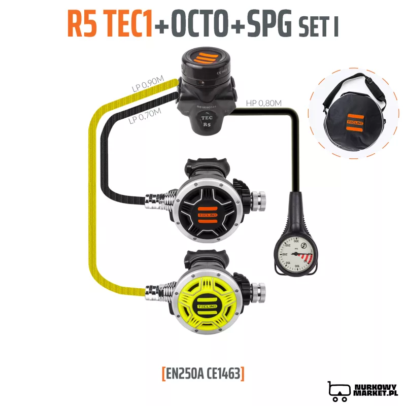 AUTOMAT R5 TEC1 ZESTAW I Z OKTOPUSEM I MANOMETREM - EN250A