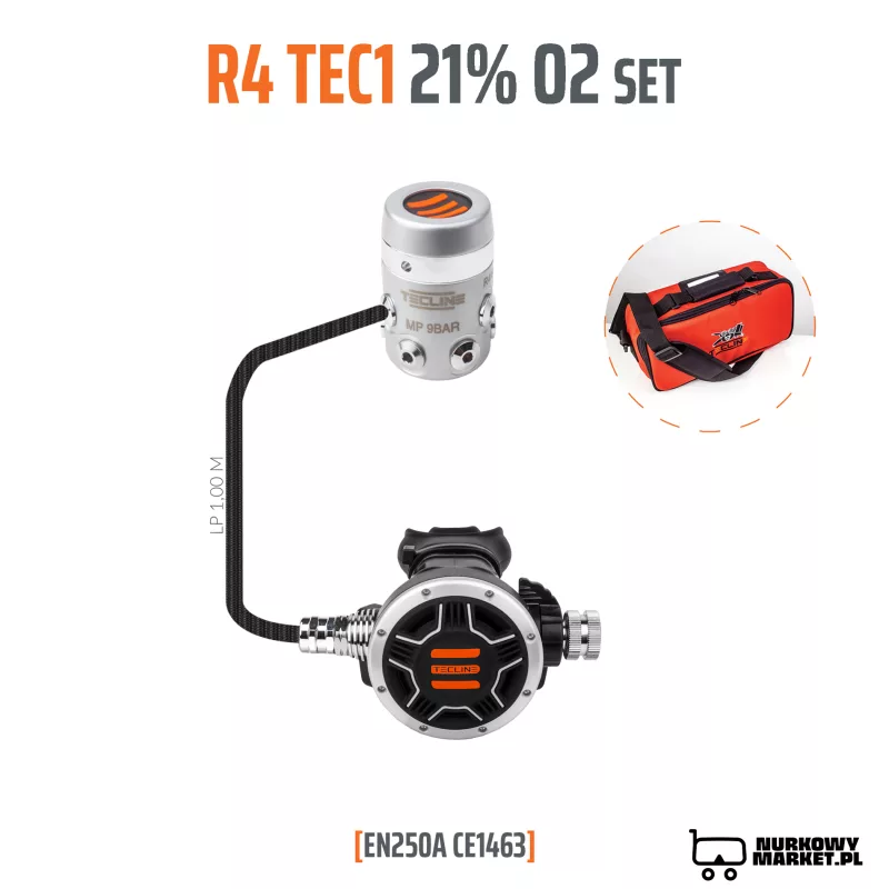 AUTOMAT R4 TEC1 21% O2 G5/8, ZESTAW STAGE - EN250A