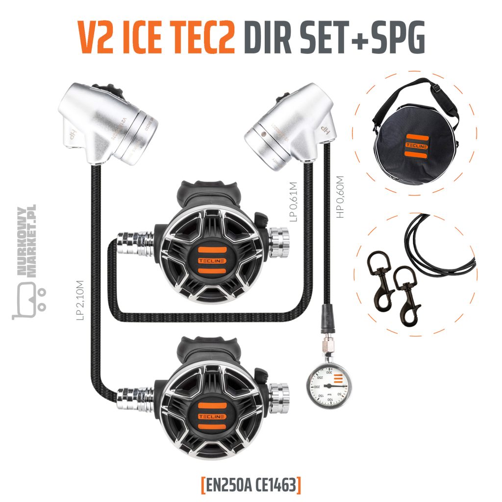 v2 ice tec2 dir set z manometrem