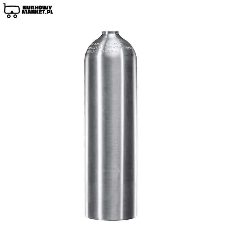 Butla aluminiowa 11,1L (S80) Tecline - szczotkowana