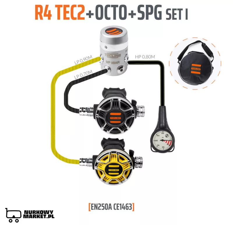 Automat R4 TEC2 zestaw I z oktopusem i manometrem